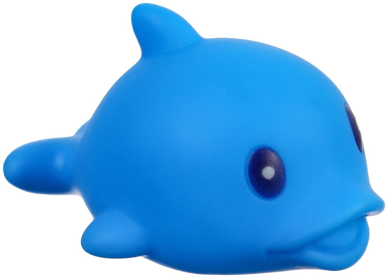 Набор игрушек для ванны «Поймай дельфина», 8 см, с пищалкой, 6 шт, Крошка Я