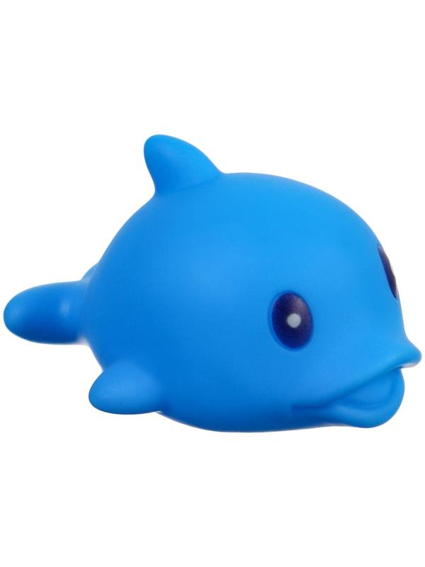 Набор игрушек для ванны «Поймай дельфина», 8 см, с пищалкой, 6 шт, Крошка Я