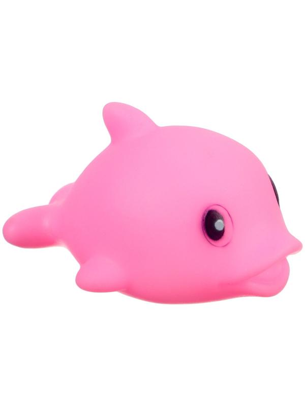 Набор игрушек для ванны «Поймай дельфина», 8 см, с пищалкой, 6 шт, Крошка Я