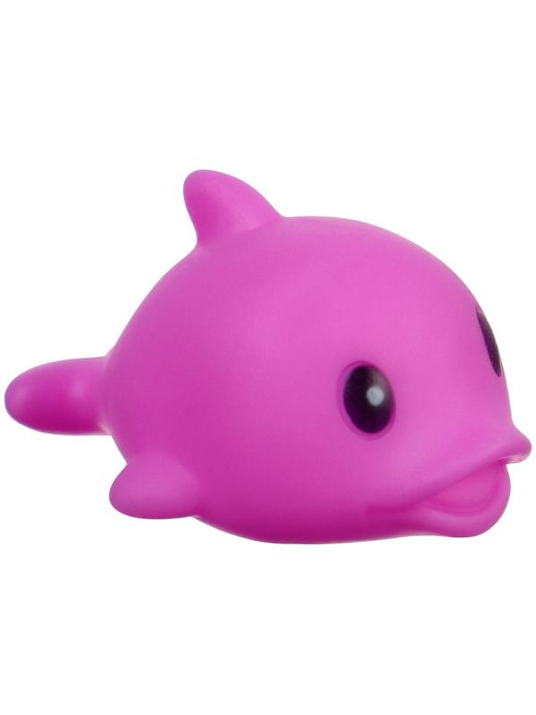 Набор игрушек для ванны «Поймай дельфина», 8 см, с пищалкой, 6 шт, Крошка Я