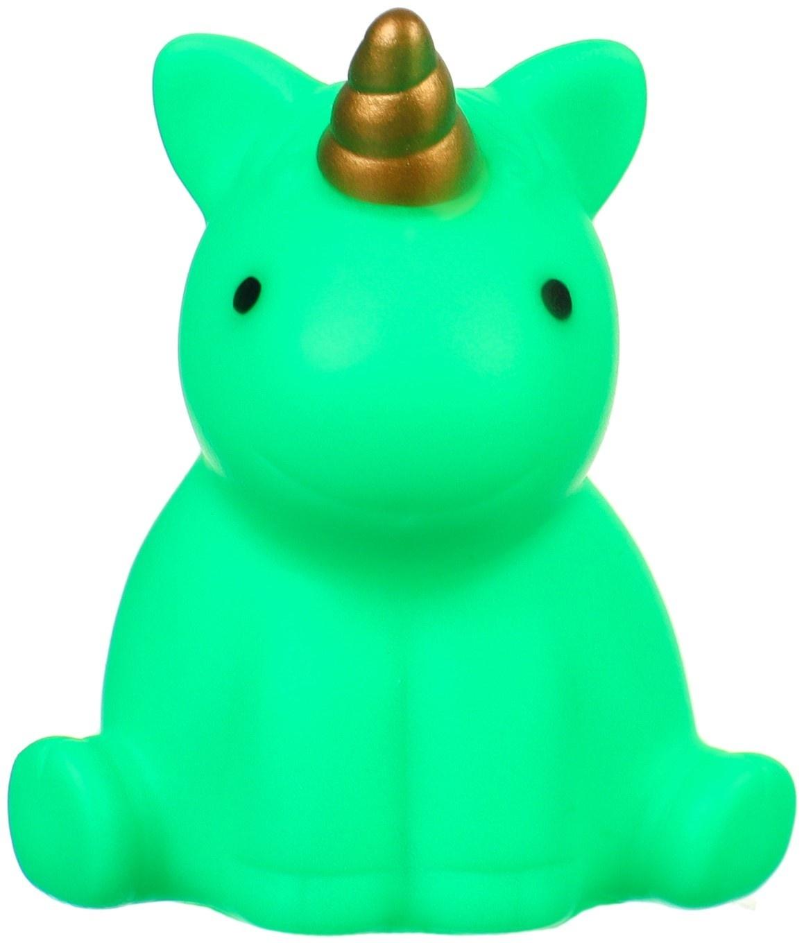 Набор игрушек для ванны «Единорожки», с пищалкой, 6 шт, Крошка Я