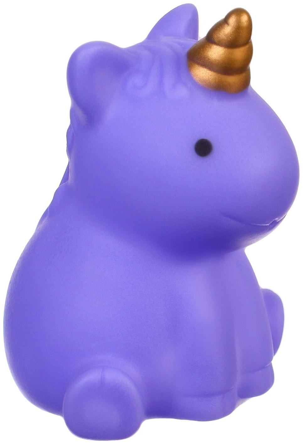 Набор игрушек для ванны «Единорожки», с пищалкой, 6 шт, Крошка Я