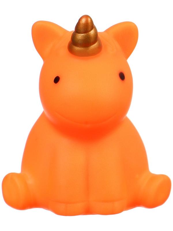 Набор игрушек для ванны «Единорожки», с пищалкой, 6 шт, Крошка Я