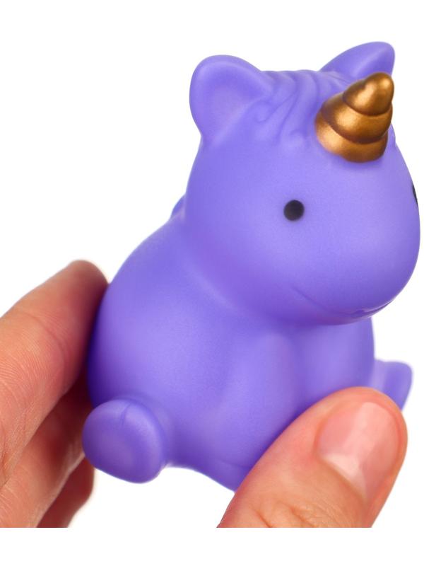 Набор игрушек для ванны «Единорожки», с пищалкой, 6 шт, Крошка Я