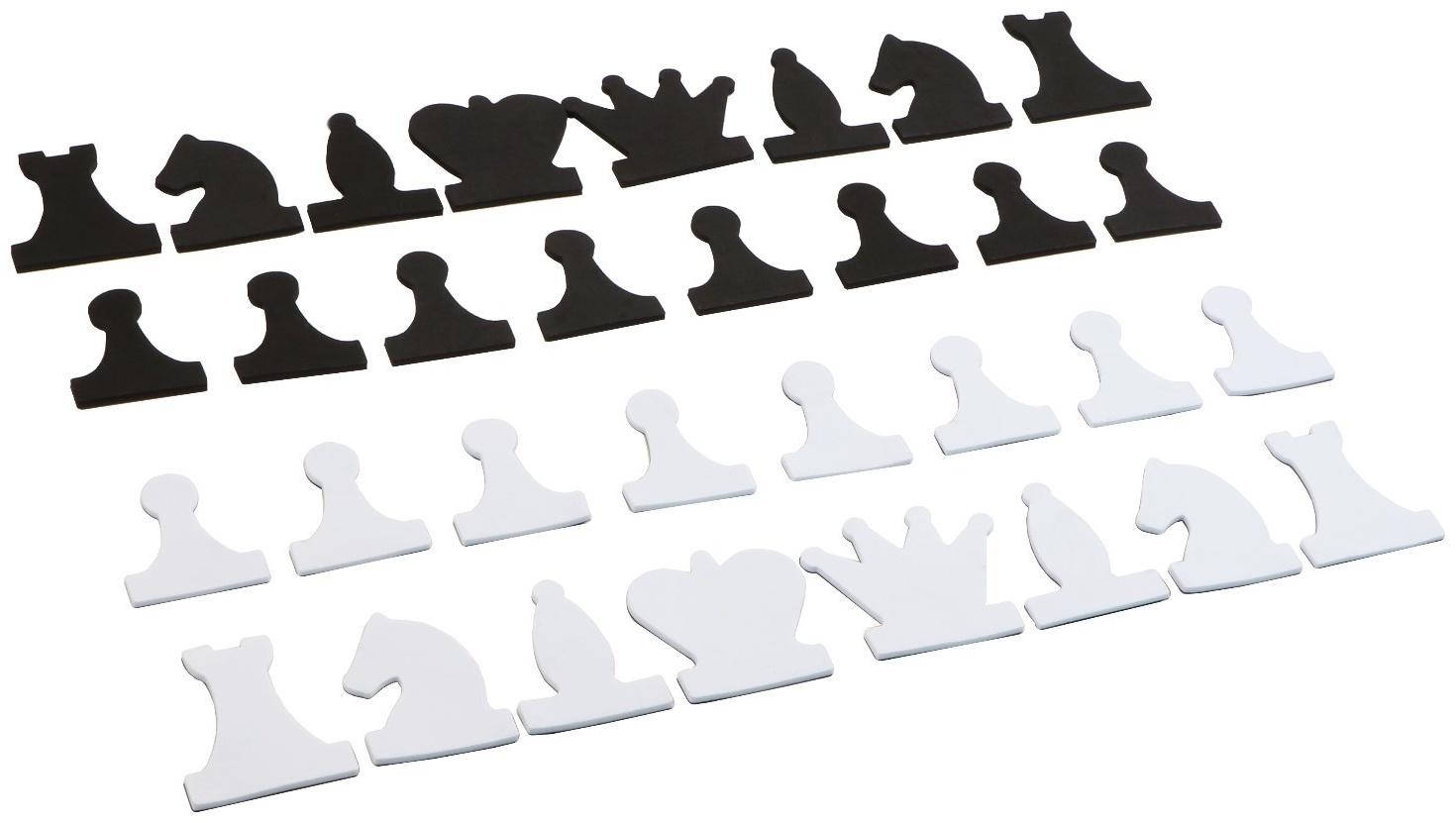 Набор магнитных фигур для демонстрационных шахмат, фигура 8 х 8 см