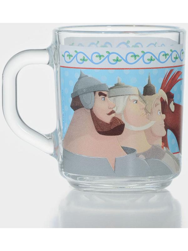 Кружка детская стеклянная «Три Богатыря», 230 мл