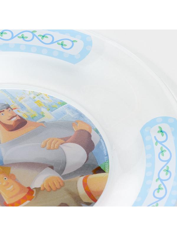 Тарелка стеклянная «Три Богатыря», d=19,5 см