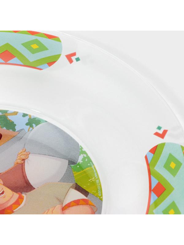 Тарелка стеклянная «Три Богатыря», d=19,5 см