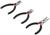 Набор шарнирно-губцевых инструментов ЛОМ мини, плоскогубцы, бокорезы, длинногубцы