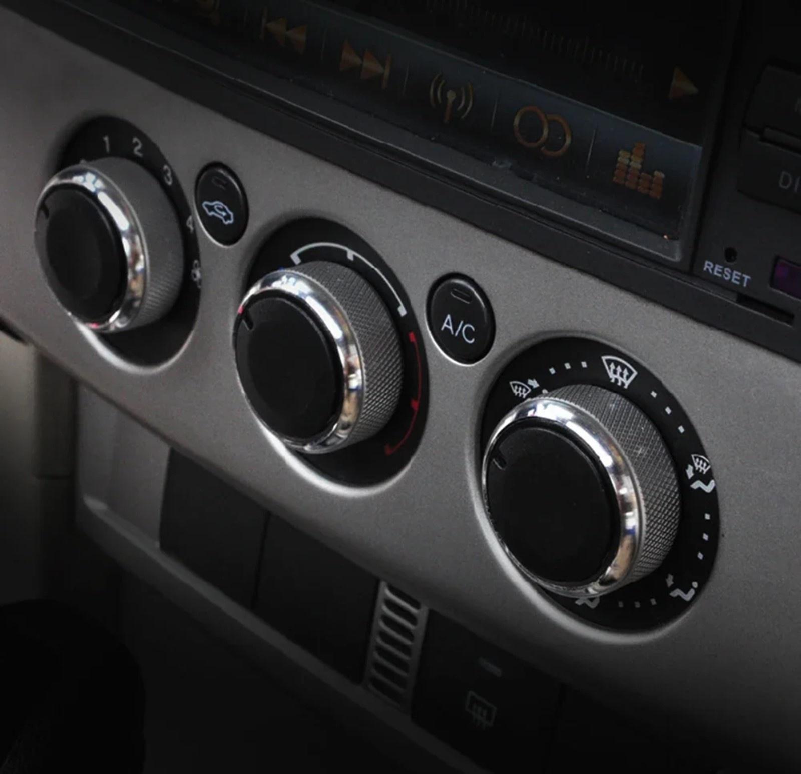 Ручка переключения климата Ford, хром, набор 3 шт