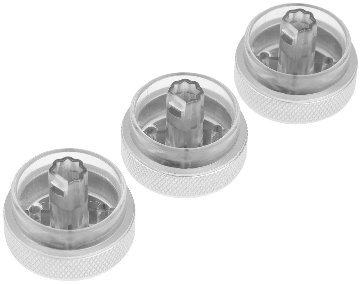 Ручка переключения климата Ford, хром, набор 3 шт