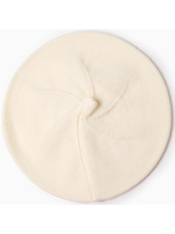 Берет детский MINAKU, цвет молочный, р-р 50