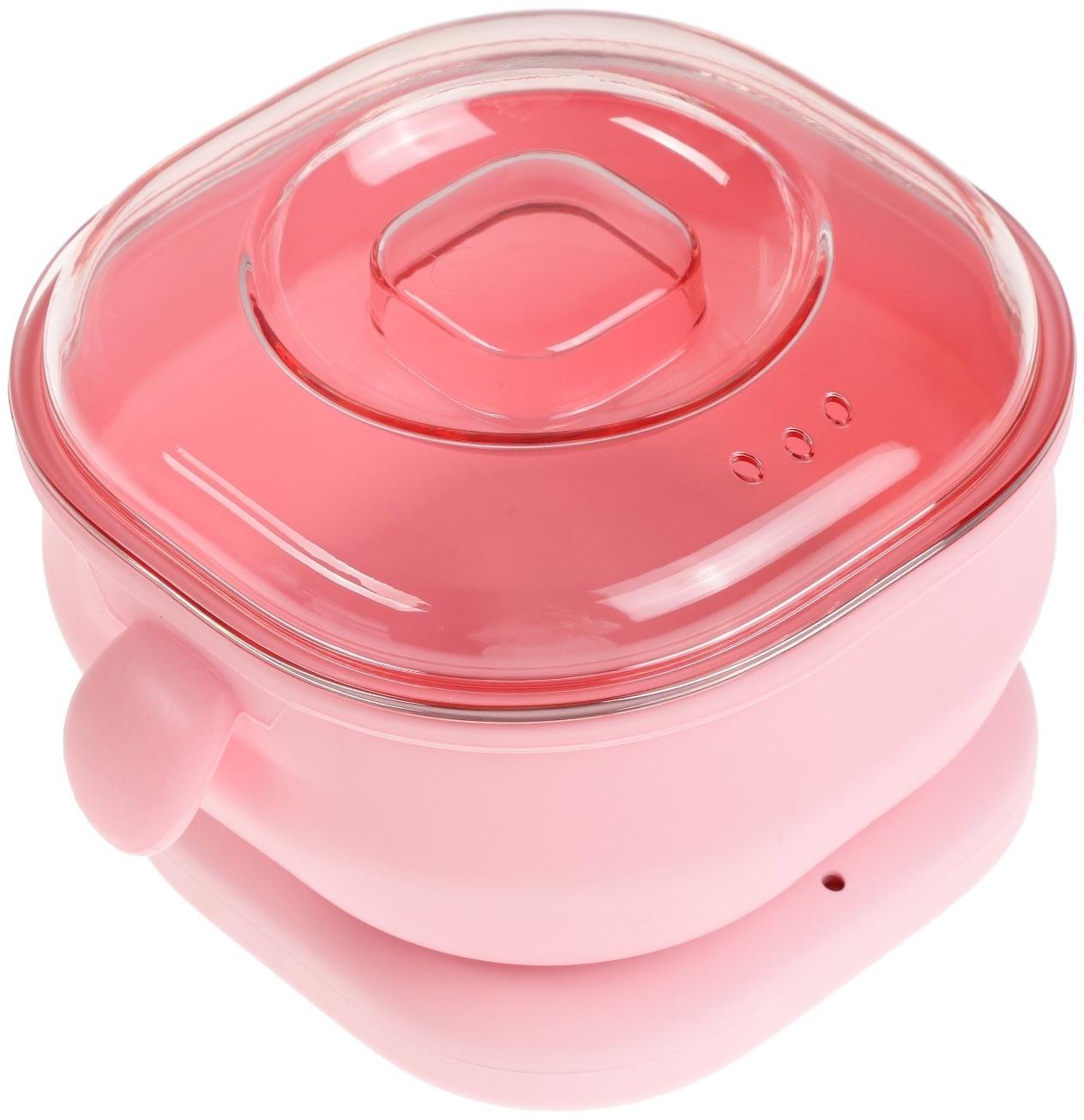 Воскоплав Luazon LVPL-06, баночный, 100 Вт, 400 г, розовый