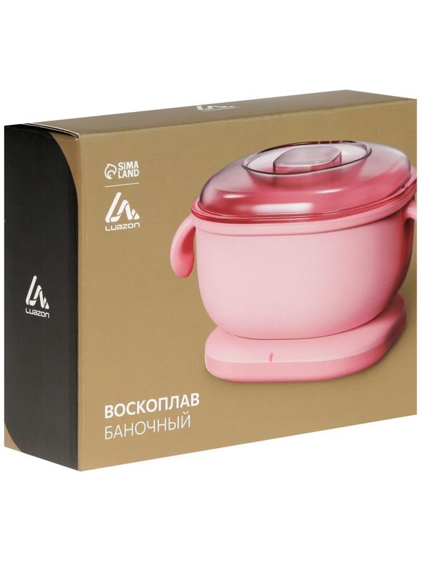 Воскоплав Luazon LVPL-06, баночный, 100 Вт, 400 г, розовый