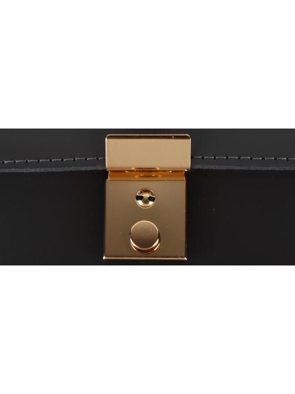 Застёжка для сумки, 3,5 × 2,6 см, цвет золотой