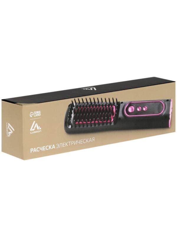 Расческа Luazon LR-03, электрическая, 45 Вт, беспроводная, регулировка t
