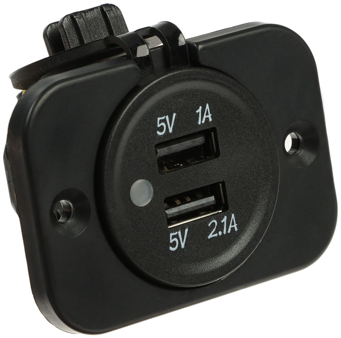 Разветвитель 2 USB, 2.1 А, 5 В