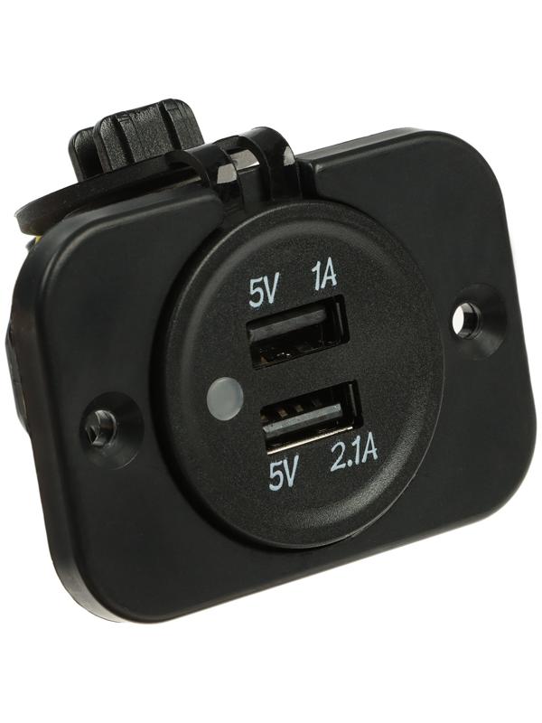 Разветвитель 2 USB, 2.1 А, 5 В