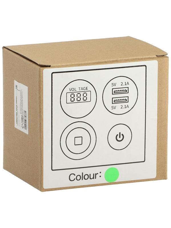 Разветвитель, вольтметр, прикуриватель, 2 USB 2,1А, 5В.