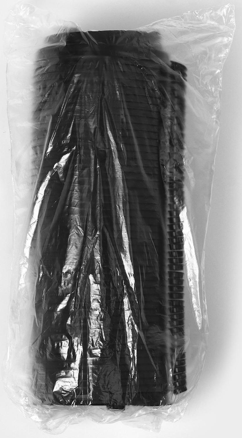 Крышка одноразовая для стакана с питейником и клапаном, черная, 9 см, 50 шт/уп