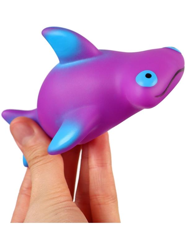 Набор игрушек для ванны «Море», с пищалкой, 6 шт, Крошка Я