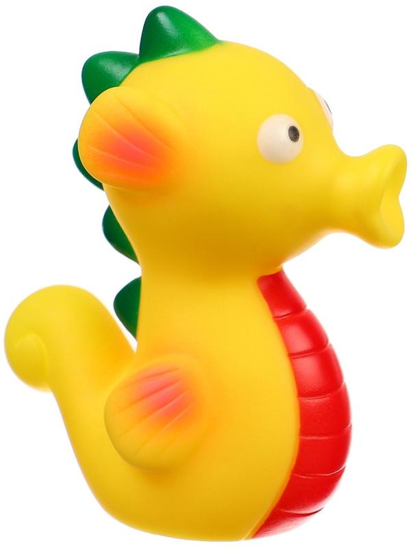 Набор игрушек для ванны «Море», с пищалкой, 6 шт, Крошка Я