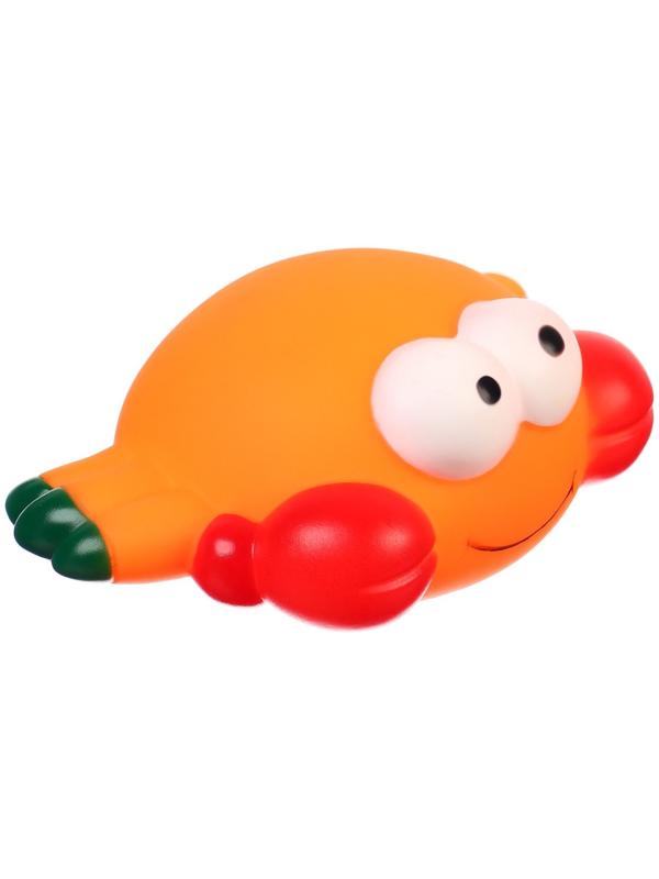 Набор игрушек для ванны «Море», с пищалкой, 6 шт, Крошка Я