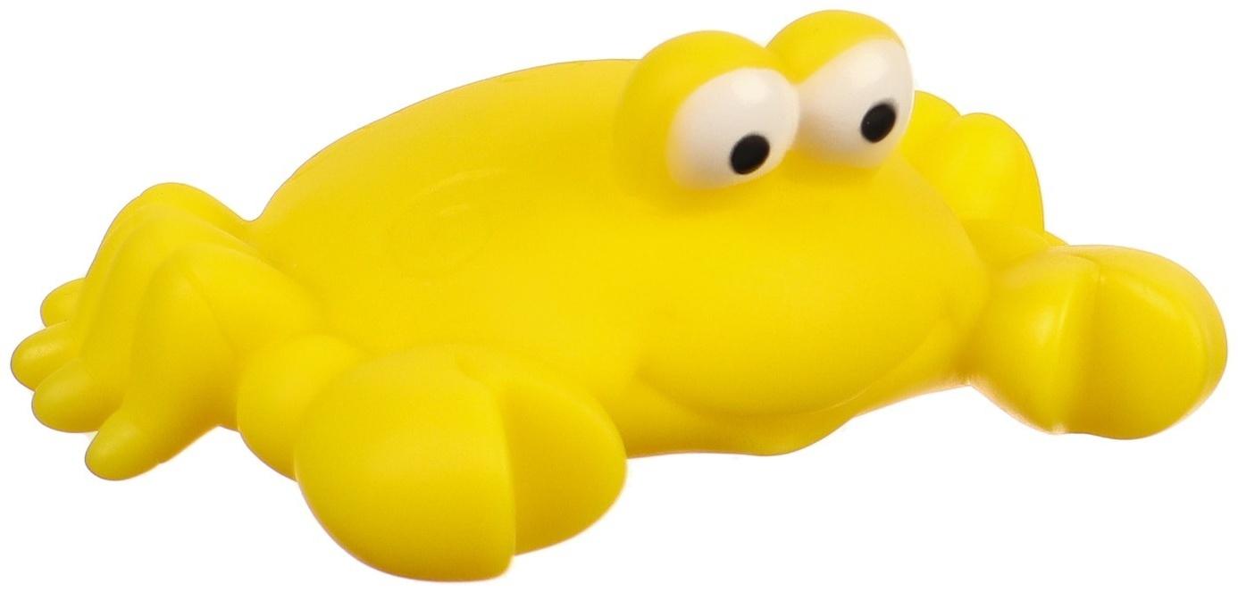 Набор игрушек для ванны «Мир моря», с пищалкой, 6 шт, Крошка Я