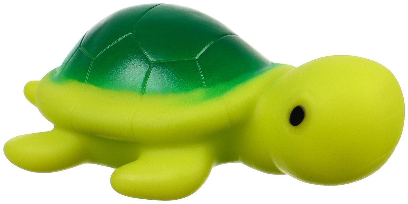 Набор игрушек для ванны «Мир моря», с пищалкой, 6 шт, Крошка Я