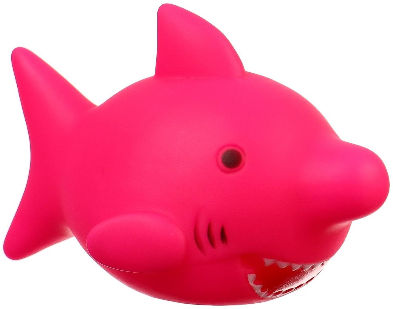 Набор игрушек для ванны «Мир моря», с пищалкой, 6 шт, Крошка Я