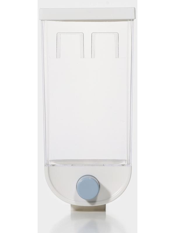 Контейнер - дозатор для хранения сыпучих RICCO, 11,8×9,5×25,5 см, 1,5 л, на 1,5 кг, цвет белый