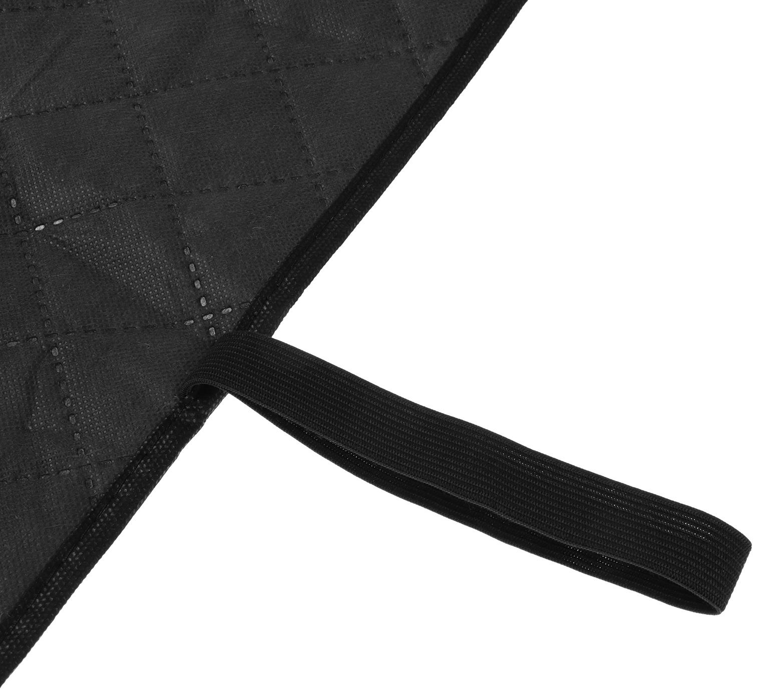 Защита на решетку радиатора 80 х 70 х 35 см, оксфорд стеганый, черный