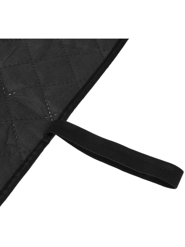 Защита на решетку радиатора 80 х 70 х 35 см, оксфорд стеганый, черный