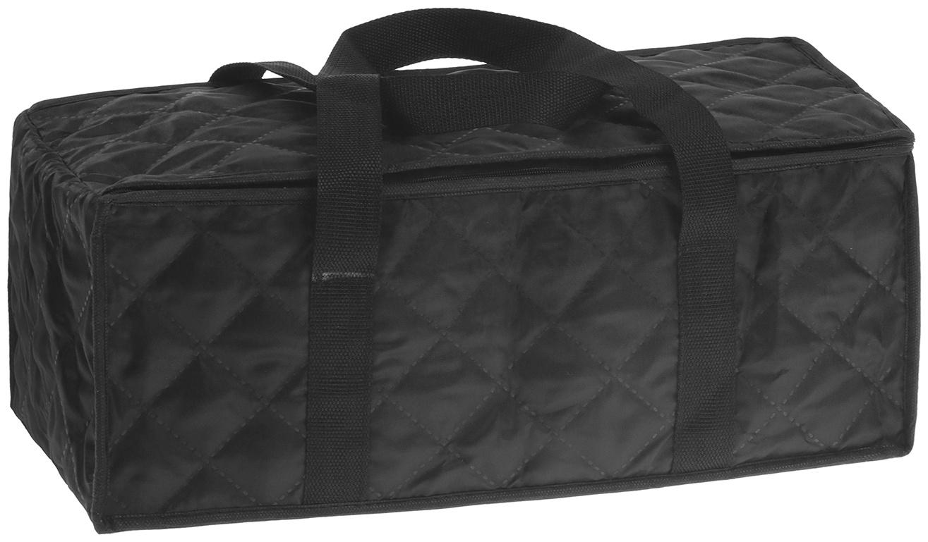 Сумка - органайзер автомобильная, оксфорд, стеганый, черный