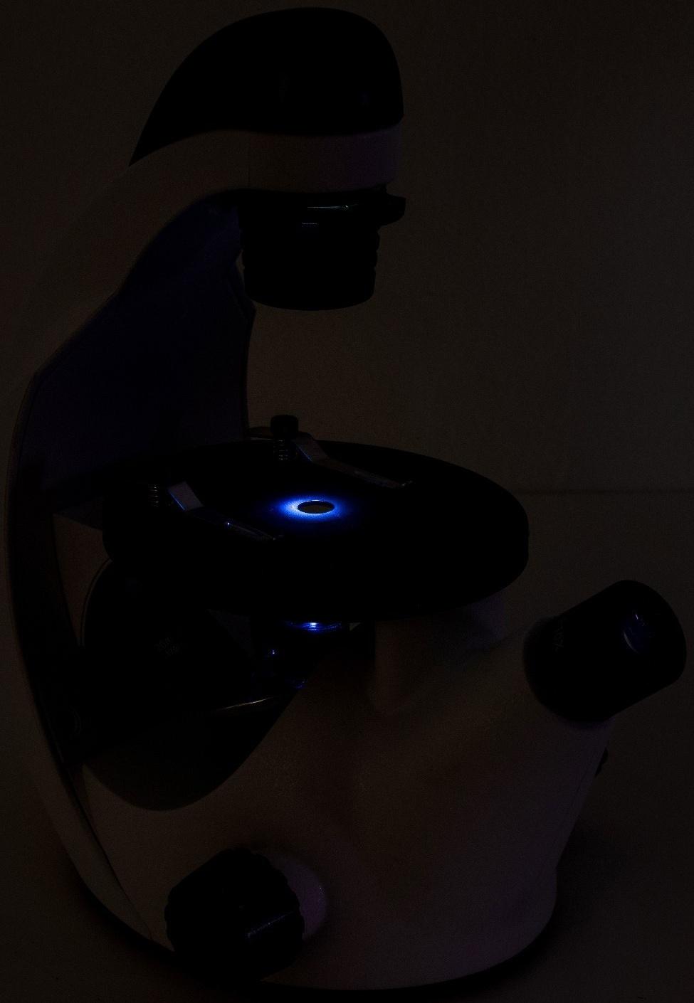 Микроскоп лабораторный кратность 80,200,400, подсветка