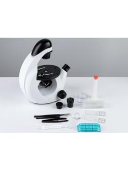 Микроскоп лабораторный кратность 80,200,400, подсветка