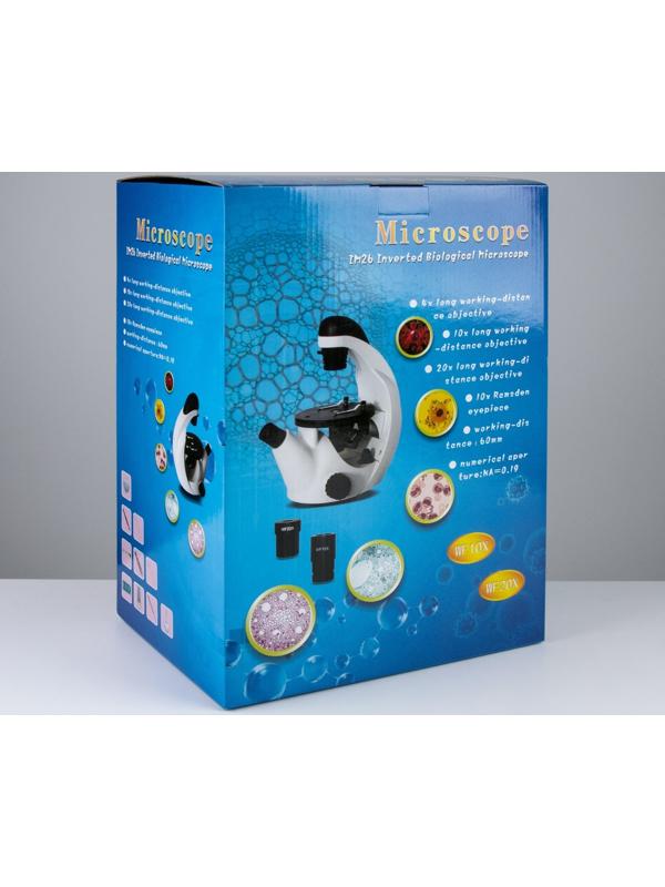 Микроскоп лабораторный кратность 80,200,400, подсветка