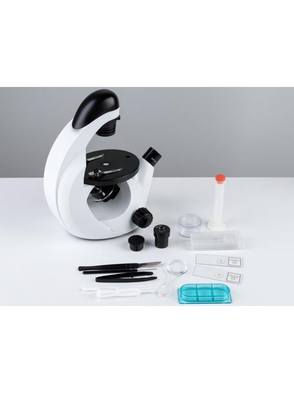 Микроскоп лабораторный кратность 80,200,400, подсветка