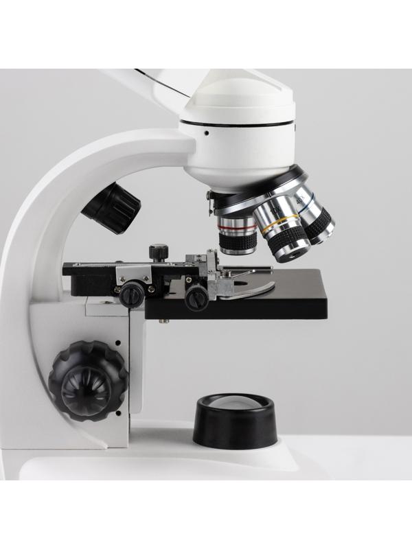 Микроскоп лабораторный кратность 40,100,400, подсветка
