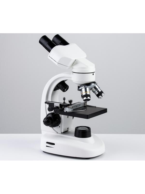 Микроскоп лабораторный кратность 40,100,400, подсветка