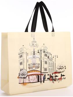 Сумка без застёжки, цвет бежевый