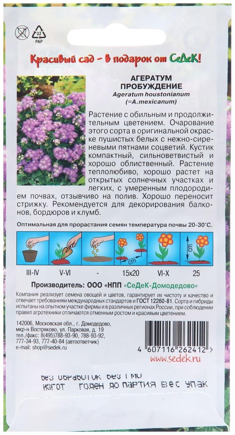 Семена цветов Агератум 