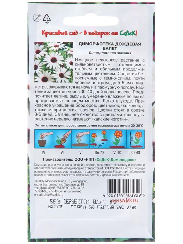 Семена цветов Диморфотека 