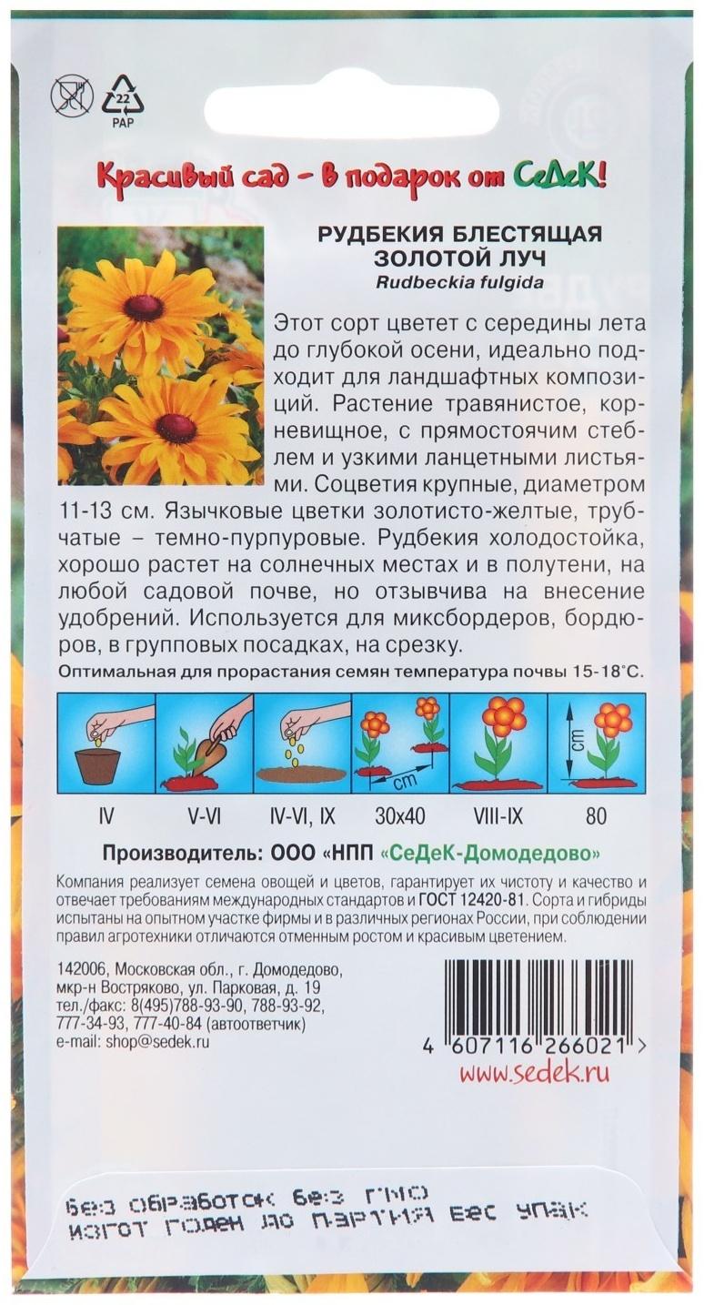 Семена цветов Рудбекия 