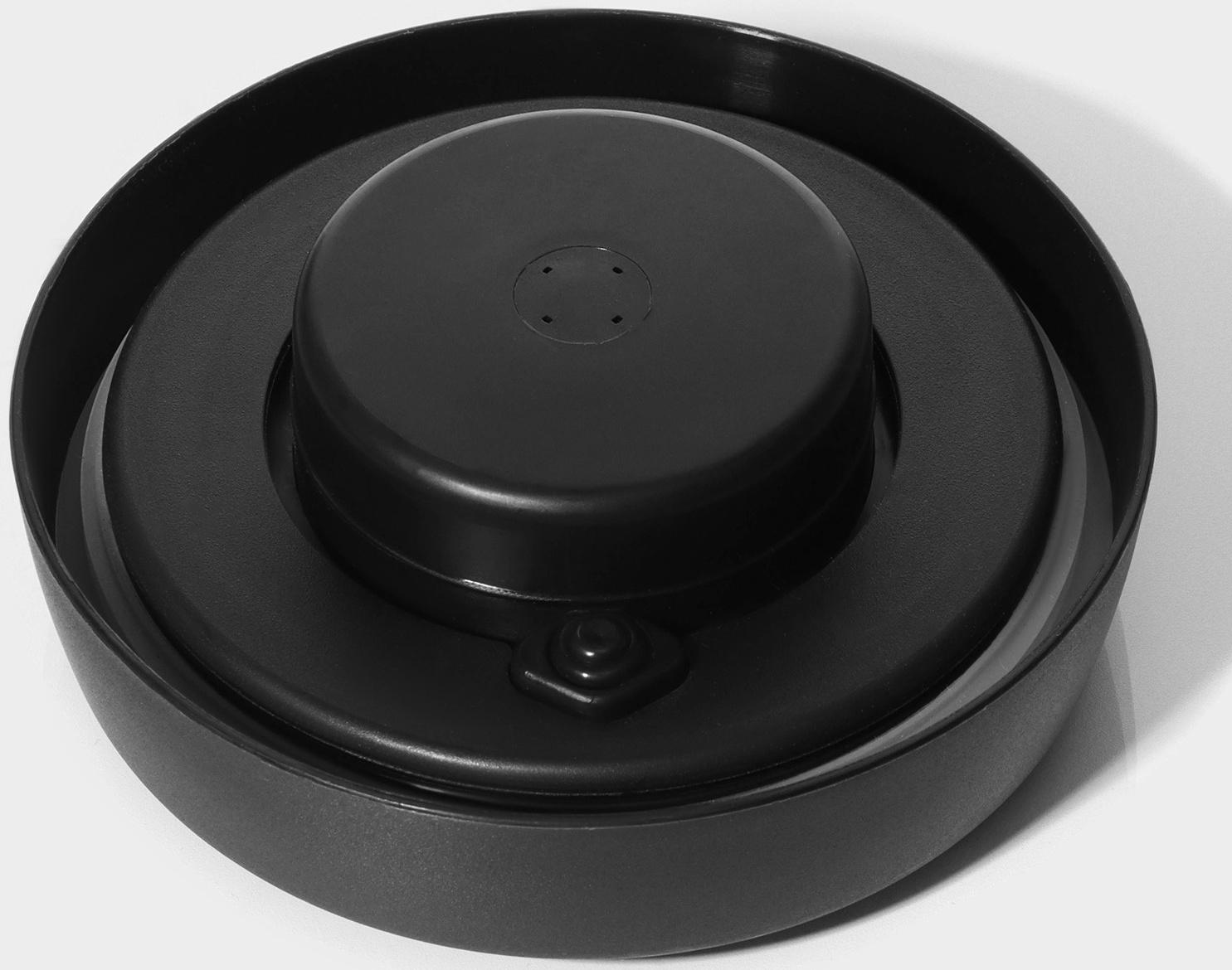 Банка стеклянная для сыпучих продуктов «Плезир», 600 мл, 11×11 см