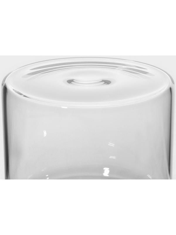 Банка стеклянная для сыпучих продуктов «Плезир», 600 мл, 11×11 см