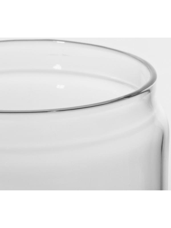 Банка стеклянная для сыпучих продуктов «Плезир», 1 л, 11×16 см