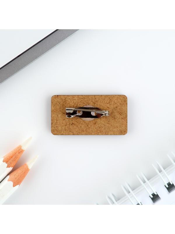 Деревянный значок гороскоп 