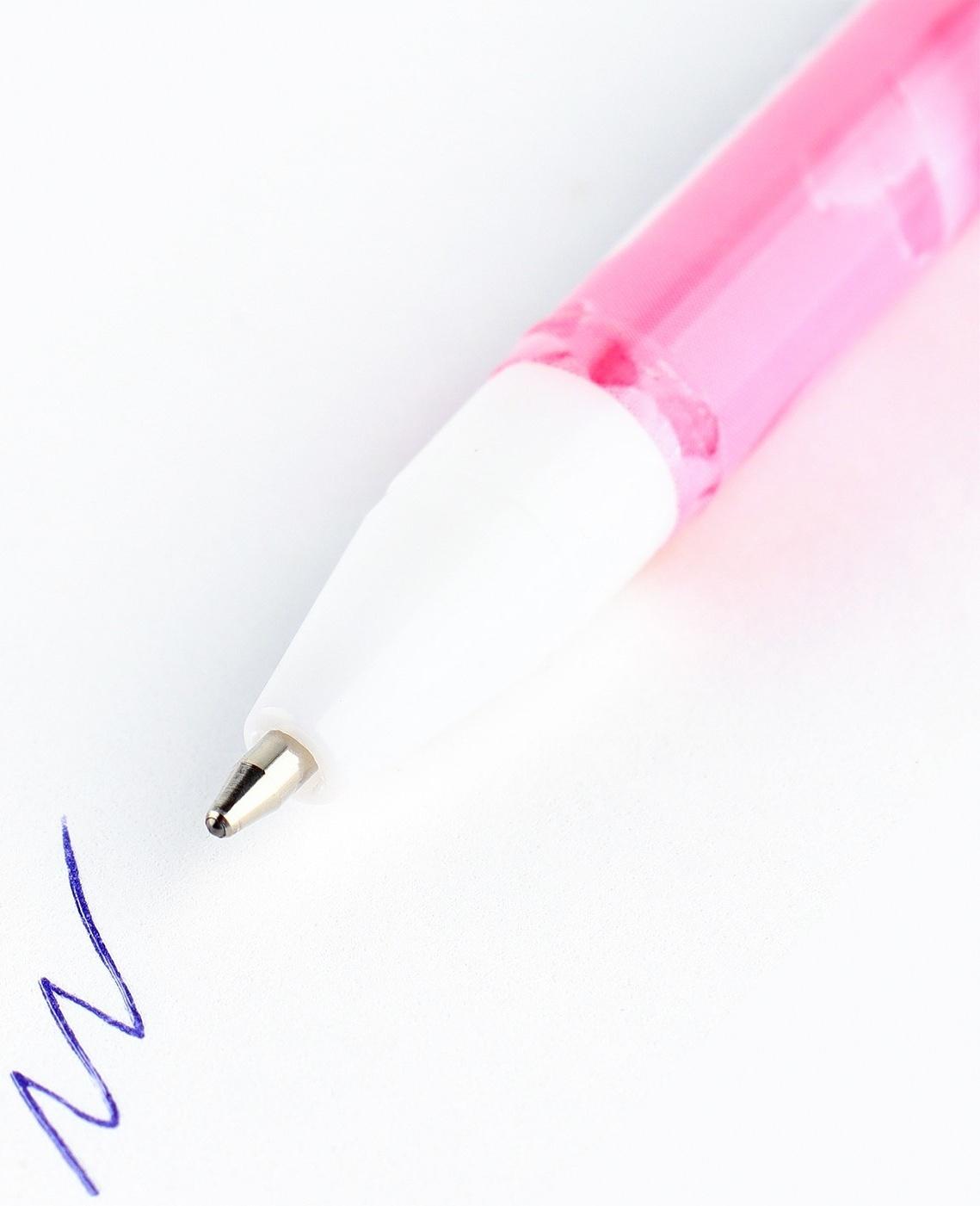 Ручка пластик шариковая, синяя паста, 0,5 мм «Ты прекрасна!»