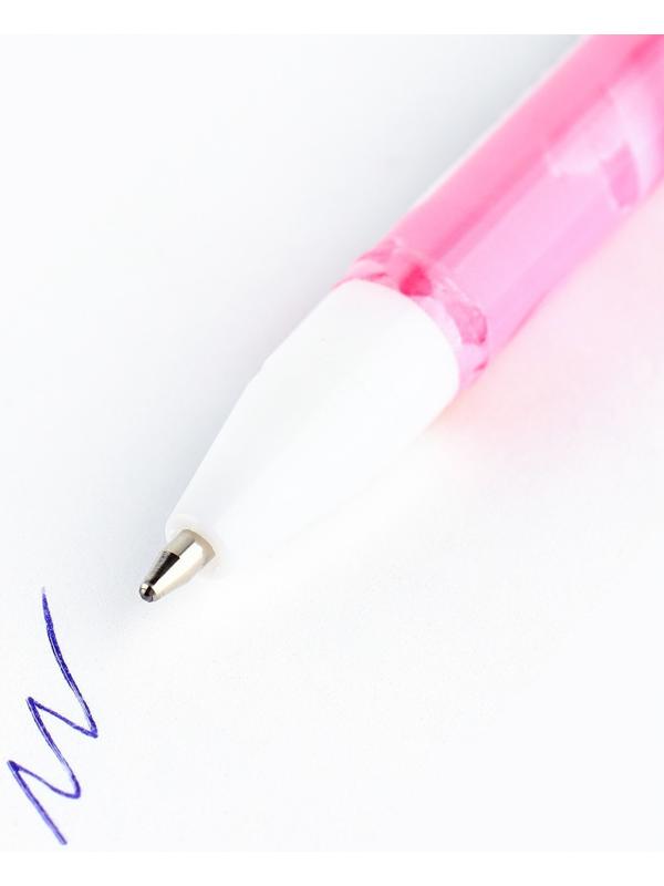 Ручка пластик шариковая, синяя паста, 0,5 мм «Ты прекрасна!»